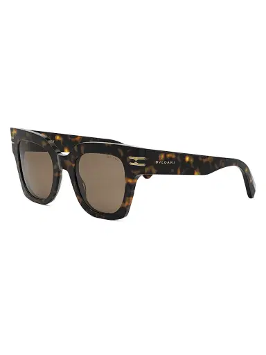 BVLGARI Women's B. ZERO1 49MM Butterfly Sunglasses - Dark Havana Brown | Thumbnail 1 BVLGARI Women's B. ZERO1 49MM Butterfly Sunglasses - Dark Havana Brown | Thumbnail 1