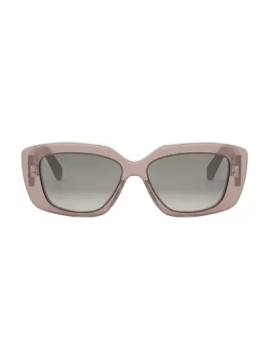 CELINE Women's Triomphe 55MM Rectangular Sunglasses - Transparent Taupe Gradient | Thumbnail 2 CELINE Women's Triomphe 55MM Rectangular Sunglasses - Transparent Taupe Gradient | Thumbnail 2