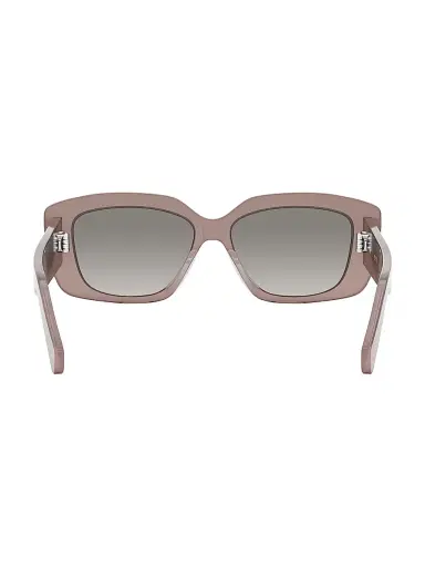 CELINE Women's Triomphe 55MM Rectangular Sunglasses - Transparent Taupe Gradient | Thumbnail 5 CELINE Women's Triomphe 55MM Rectangular Sunglasses - Transparent Taupe Gradient | Thumbnail 5