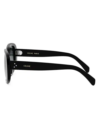CELINE Women's Three Dots 55MM Geometric Sunglasses - Gradient Grey Black | Thumbnail 3 CELINE Women's Three Dots 55MM Geometric Sunglasses - Gradient Grey Black | Thumbnail 3