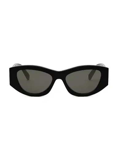 CELINE Women's Triomphe 55MM Geometric Sunglasses - Black Gold Grey | Thumbnail 2 CELINE Women's Triomphe 55MM Geometric Sunglasses - Black Gold Grey | Thumbnail 2