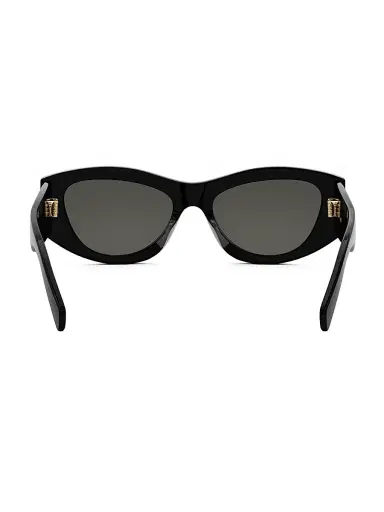 CELINE Women's Triomphe 55MM Geometric Sunglasses - Black Gold Grey | Thumbnail 5 CELINE Women's Triomphe 55MM Geometric Sunglasses - Black Gold Grey | Thumbnail 5