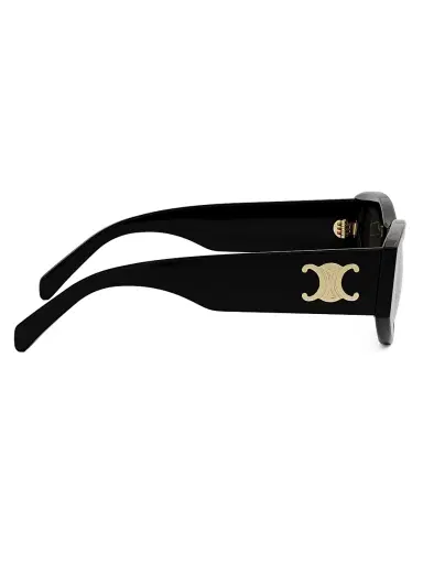 CELINE Women's Triomphe 55MM Geometric Sunglasses - Black Gold Grey | Thumbnail 7 CELINE Women's Triomphe 55MM Geometric Sunglasses - Black Gold Grey | Thumbnail 7