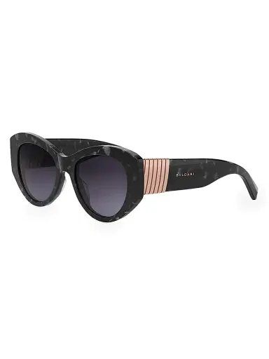 BVLGARI Women's Tubogas 52MM Oval Sunglasses | Thumbnail 1 BVLGARI Women's Tubogas 52MM Oval Sunglasses | Thumbnail 1