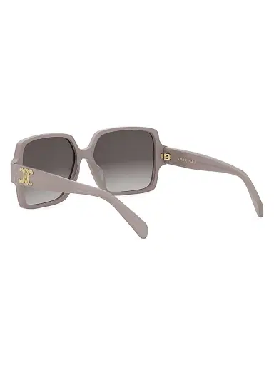 CELINE Women's Triomphe 60MM Square Sunglasses - Light Brown | Thumbnail 4 CELINE Women's Triomphe 60MM Square Sunglasses - Light Brown | Thumbnail 4