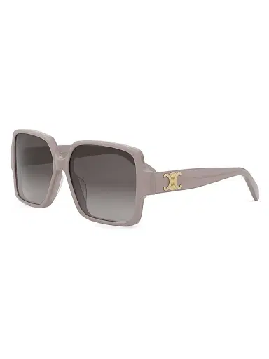CELINE Women's Triomphe 60MM Square Sunglasses - Light Brown | Thumbnail 1 CELINE Women's Triomphe 60MM Square Sunglasses - Light Brown | Thumbnail 1