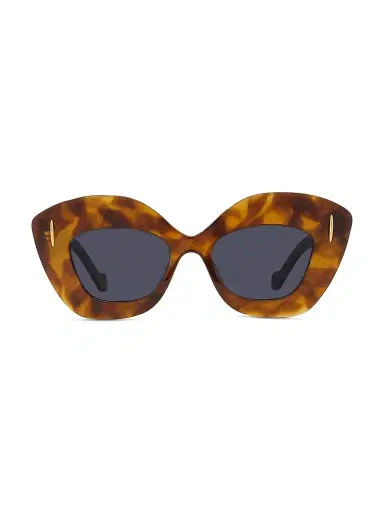 Loewe Women's Anagram 48MM Cat-Eye Sunglasses - Tortoise Havana Blue | Thumbnail 2 Loewe Women's Anagram 48MM Cat-Eye Sunglasses - Tortoise Havana Blue | Thumbnail 2