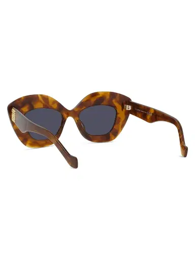 Loewe Women's Anagram 48MM Cat-Eye Sunglasses - Tortoise Havana Blue | Thumbnail 4 Loewe Women's Anagram 48MM Cat-Eye Sunglasses - Tortoise Havana Blue | Thumbnail 4