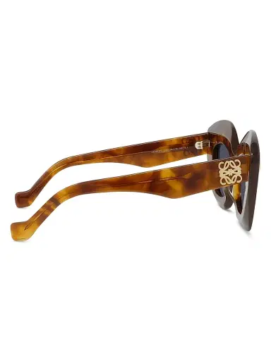Loewe Women's Anagram 48MM Cat-Eye Sunglasses - Tortoise Havana Blue | Thumbnail 7 Loewe Women's Anagram 48MM Cat-Eye Sunglasses - Tortoise Havana Blue | Thumbnail 7