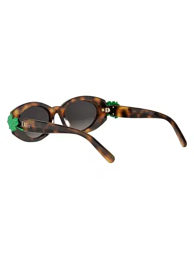 Dior Women's Clover B1l 52MM Oval Sunglasses - Blonde Havana Gradient Smoke | Thumbnail 4 Dior Women's Clover B1l 52MM Oval Sunglasses - Blonde Havana Gradient Smoke | Thumbnail 4