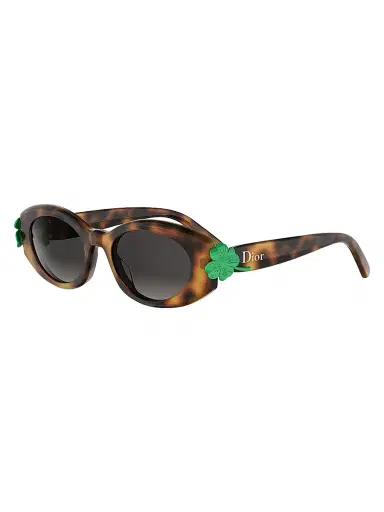 Dior Women's Clover B1l 52MM Oval Sunglasses - Blonde Havana Gradient Smoke | Thumbnail 1 Dior Women's Clover B1l 52MM Oval Sunglasses - Blonde Havana Gradient Smoke | Thumbnail 1