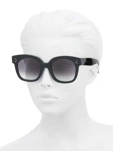CELINE Women's 54MM Square Cat-Eye Sunglasses - Smoke Black | Thumbnail 4 CELINE Women's 54MM Square Cat-Eye Sunglasses - Smoke Black | Thumbnail 4