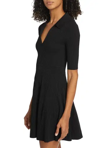 Simkhai Women's Patricia Ribbed Polo Minidress | Thumbnail 4 Simkhai Women's Patricia Ribbed Polo Minidress | Thumbnail 4