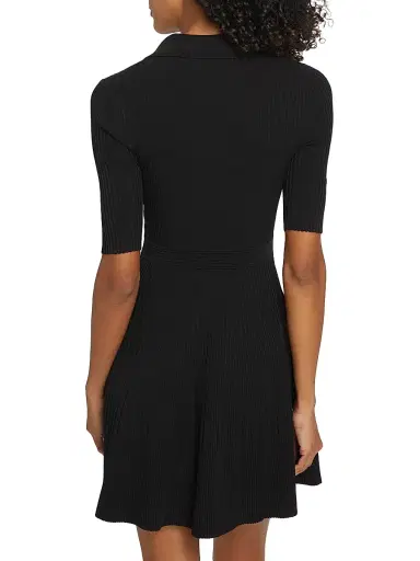 Simkhai Women's Patricia Ribbed Polo Minidress | Thumbnail 5 Simkhai Women's Patricia Ribbed Polo Minidress | Thumbnail 5