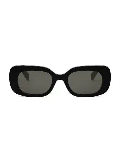 CELINE Women's Bold 3 Dots 51MM Rectangular Sunglasses - Black Smoke | Thumbnail 2 CELINE Women's Bold 3 Dots 51MM Rectangular Sunglasses - Black Smoke | Thumbnail 2