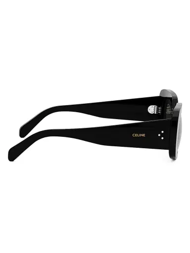 CELINE Women's Bold 3 Dots 51MM Rectangular Sunglasses - Black Smoke | Thumbnail 7 CELINE Women's Bold 3 Dots 51MM Rectangular Sunglasses - Black Smoke | Thumbnail 7