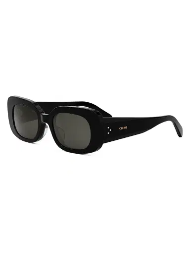 CELINE Women's Bold 3 Dots 51MM Rectangular Sunglasses - Black Smoke | Thumbnail 1 CELINE Women's Bold 3 Dots 51MM Rectangular Sunglasses - Black Smoke | Thumbnail 1