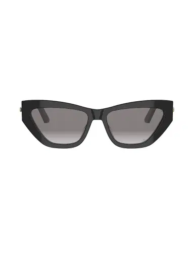 Dior Women's C B6I 56MM Cat-Eye Sunglasses - Shiny Black And Gradient Smoke | Thumbnail 2 Dior Women's C B6I 56MM Cat-Eye Sunglasses - Shiny Black And Gradient Smoke | Thumbnail 2