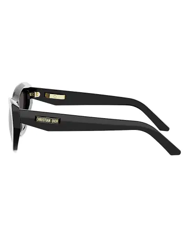 Dior Women's C B6I 56MM Cat-Eye Sunglasses - Shiny Black And Gradient Smoke | Thumbnail 3 Dior Women's C B6I 56MM Cat-Eye Sunglasses - Shiny Black And Gradient Smoke | Thumbnail 3