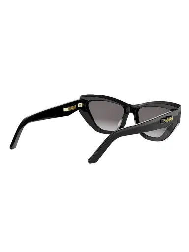 Dior Women's C B6I 56MM Cat-Eye Sunglasses - Shiny Black And Gradient Smoke | Thumbnail 6 Dior Women's C B6I 56MM Cat-Eye Sunglasses - Shiny Black And Gradient Smoke | Thumbnail 6