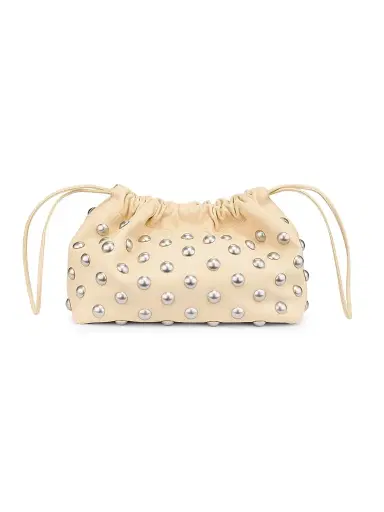 A.L.C. Women's Arlo Studded Leather Shoulder Bag - Butter Nickel | Thumbnail 1 A.L.C. Women's Arlo Studded Leather Shoulder Bag - Butter Nickel | Thumbnail 1