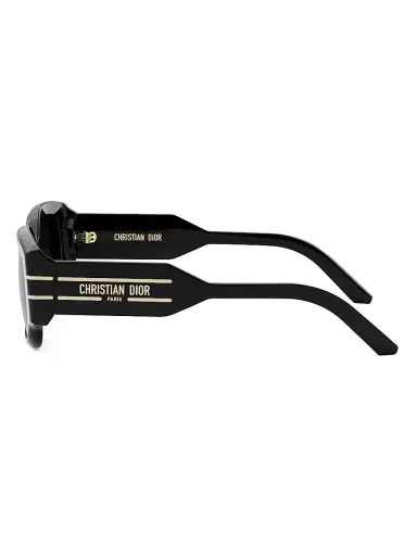 Dior Women's Signature S13I 52MM Rectangular Sunglasses - Black Gold Black | Thumbnail 3 Dior Women's Signature S13I 52MM Rectangular Sunglasses - Black Gold Black | Thumbnail 3