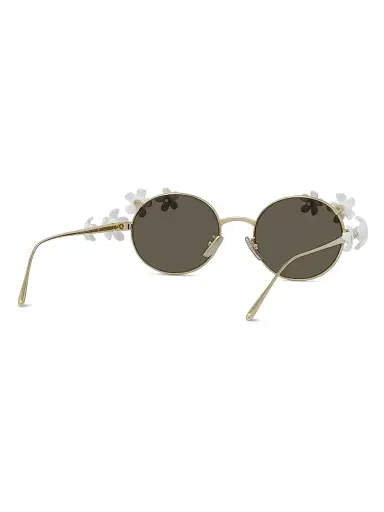 LOEWE Women's x Paula's Ibiza 51MM Round Sunglasses - Gold Brown White | Thumbnail 6 LOEWE Women's x Paula's Ibiza 51MM Round Sunglasses - Gold Brown White | Thumbnail 6