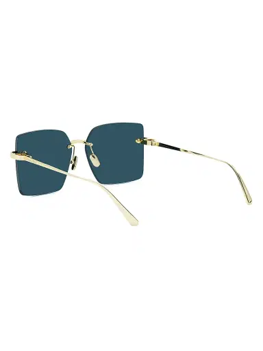 Dior Women's C S3U 58MM Square Sunglasses - Shiny Gold Blue | Thumbnail 4 Dior Women's C S3U 58MM Square Sunglasses - Shiny Gold Blue | Thumbnail 4