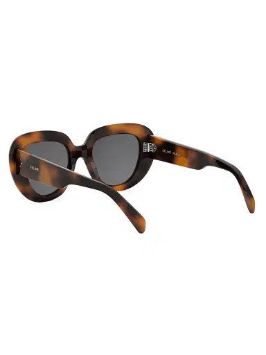 CELINE Women's 3 Dots 51MM Butterfly Sunglasses - Blonde Havana Grey | Thumbnail 4 CELINE Women's 3 Dots 51MM Butterfly Sunglasses - Blonde Havana Grey | Thumbnail 4