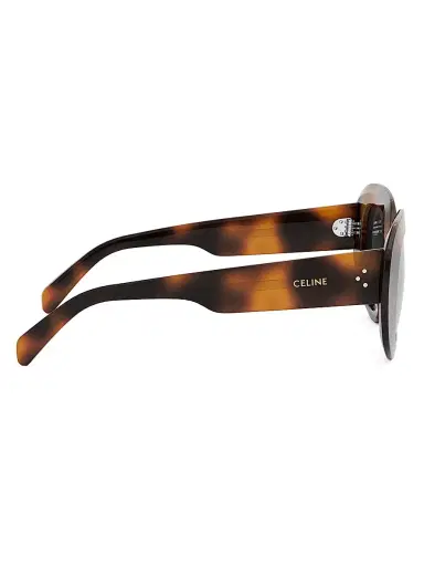 CELINE Women's 3 Dots 51MM Butterfly Sunglasses - Blonde Havana Grey | Thumbnail 7 CELINE Women's 3 Dots 51MM Butterfly Sunglasses - Blonde Havana Grey | Thumbnail 7