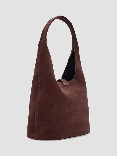 SIMKHAI Women's Khai Suede Hobo Bag - Cacao | Thumbnail 6 SIMKHAI Women's Khai Suede Hobo Bag - Cacao | Thumbnail 6