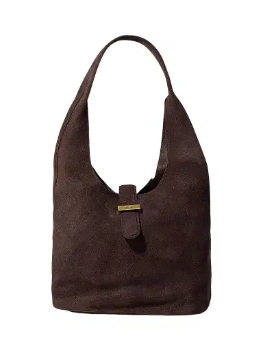 SIMKHAI Women's Khai Suede Hobo Bag - Cacao | Thumbnail 1 SIMKHAI Women's Khai Suede Hobo Bag - Cacao | Thumbnail 1