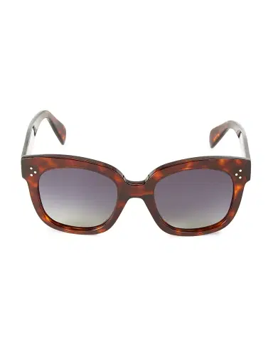CELINE Women's 54MM Square Cat-Eye Sunglasses - Cool Havana | Thumbnail 2 CELINE Women's 54MM Square Cat-Eye Sunglasses - Cool Havana | Thumbnail 2