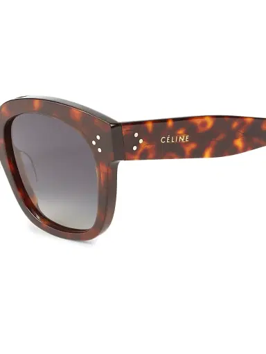 CELINE Women's 54MM Square Cat-Eye Sunglasses - Cool Havana | Thumbnail 3 CELINE Women's 54MM Square Cat-Eye Sunglasses - Cool Havana | Thumbnail 3