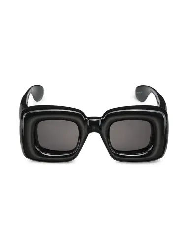 Loewe Women's 41MM Square Sunglasses - Shiny Black | Thumbnail 2 Loewe Women's 41MM Square Sunglasses - Shiny Black | Thumbnail 2