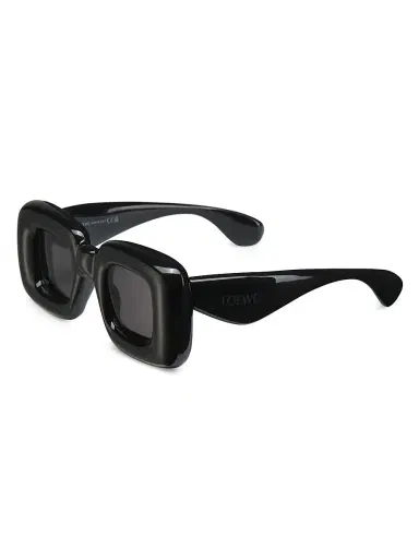 Loewe Women's 41MM Square Sunglasses - Shiny Black | Thumbnail 1 Loewe Women's 41MM Square Sunglasses - Shiny Black | Thumbnail 1