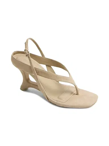SIMKHAI Women's Darya 0MM Suede Wedge Sandals - Desert | Thumbnail 2 SIMKHAI Women's Darya 0MM Suede Wedge Sandals - Desert | Thumbnail 2