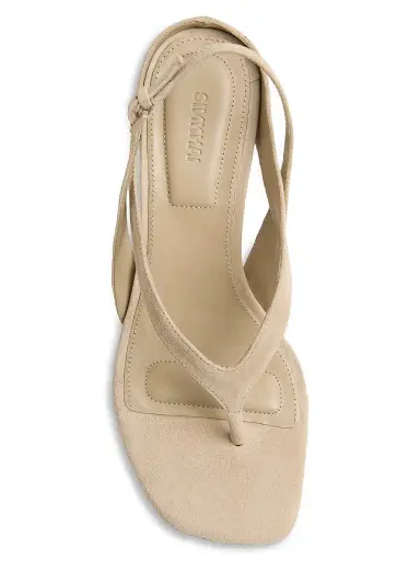SIMKHAI Women's Darya 0MM Suede Wedge Sandals - Desert | Thumbnail 3 SIMKHAI Women's Darya 0MM Suede Wedge Sandals - Desert | Thumbnail 3
