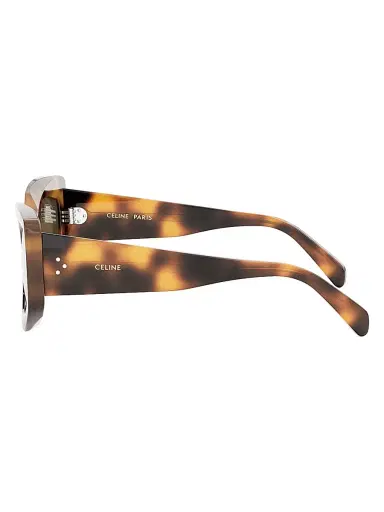 CELINE Women's Bold Three Dots 54MM Butterfly Sunglasses - Blonde Havana Brown | Thumbnail 3 CELINE Women's Bold Three Dots 54MM Butterfly Sunglasses - Blonde Havana Brown | Thumbnail 3
