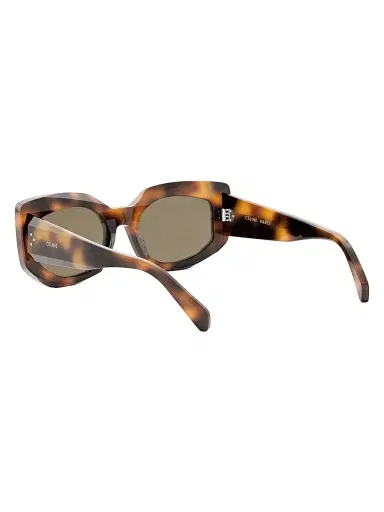 CELINE Women's Bold Three Dots 54MM Butterfly Sunglasses - Blonde Havana Brown | Thumbnail 4 CELINE Women's Bold Three Dots 54MM Butterfly Sunglasses - Blonde Havana Brown | Thumbnail 4