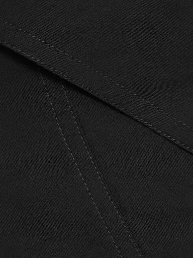 A.L.C. Women's Julie Asymmetric Cotton Mini-Shirtdress - Black | Thumbnail 7 A.L.C. Women's Julie Asymmetric Cotton Mini-Shirtdress - Black | Thumbnail 7