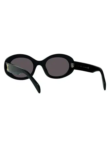 CELINE Women's Triomphe 52MM Oval Sunglasses - Black | Thumbnail 7 CELINE Women's Triomphe 52MM Oval Sunglasses - Black | Thumbnail 7