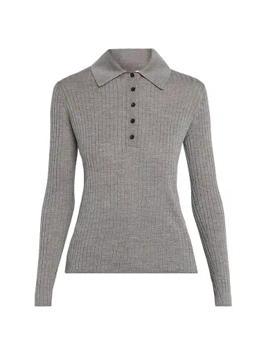 A.L.C. Women's Alex Wool Top - Medium Heather | Thumbnail 1 A.L.C. Women's Alex Wool Top - Medium Heather | Thumbnail 1