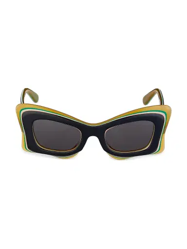 LOEWE x Paula's Ibiza 50MM Butterfly Sunglasses - Grey Multi Dark Grey | Thumbnail 2 LOEWE x Paula's Ibiza 50MM Butterfly Sunglasses - Grey Multi Dark Grey | Thumbnail 2