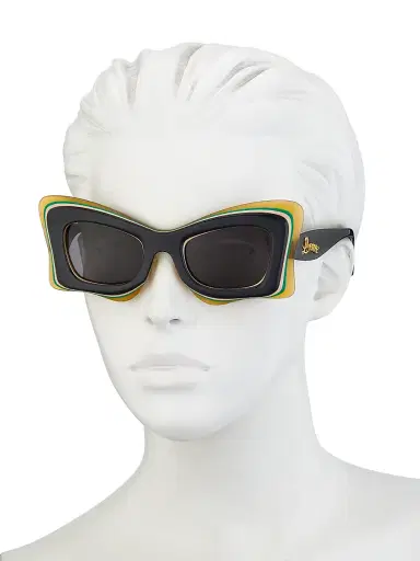 LOEWE x Paula's Ibiza 50MM Butterfly Sunglasses - Grey Multi Dark Grey | Thumbnail 3 LOEWE x Paula's Ibiza 50MM Butterfly Sunglasses - Grey Multi Dark Grey | Thumbnail 3