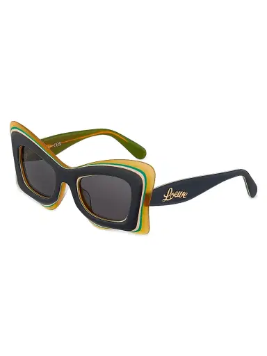 LOEWE x Paula's Ibiza 50MM Butterfly Sunglasses - Grey Multi Dark Grey | Thumbnail 1 LOEWE x Paula's Ibiza 50MM Butterfly Sunglasses - Grey Multi Dark Grey | Thumbnail 1