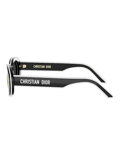 Dior Women's Pacific B4I 51MM Oval Sunglasses - Shiny Black And Smoke | Thumbnail 3 Dior Women's Pacific B4I 51MM Oval Sunglasses - Shiny Black And Smoke | Thumbnail 3