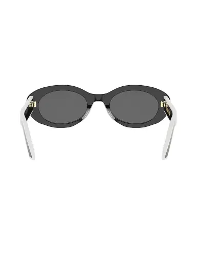 Dior Women's Pacific B4I 51MM Oval Sunglasses - Shiny Black And Smoke | Thumbnail 5 Dior Women's Pacific B4I 51MM Oval Sunglasses - Shiny Black And Smoke | Thumbnail 5