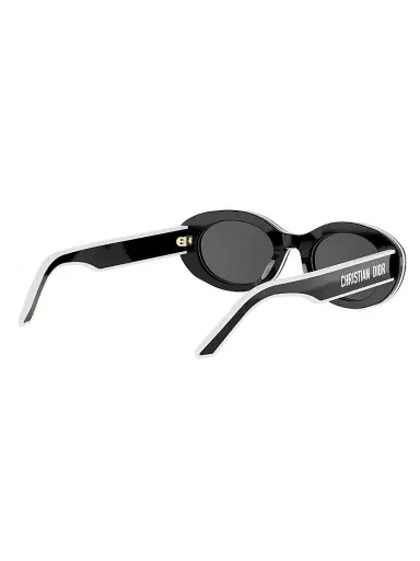 Dior Women's Pacific B4I 51MM Oval Sunglasses - Shiny Black And Smoke | Thumbnail 6 Dior Women's Pacific B4I 51MM Oval Sunglasses - Shiny Black And Smoke | Thumbnail 6