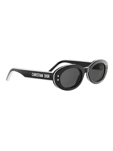 Dior Women's Pacific B4I 51MM Oval Sunglasses - Shiny Black And Smoke | Thumbnail 8 Dior Women's Pacific B4I 51MM Oval Sunglasses - Shiny Black And Smoke | Thumbnail 8